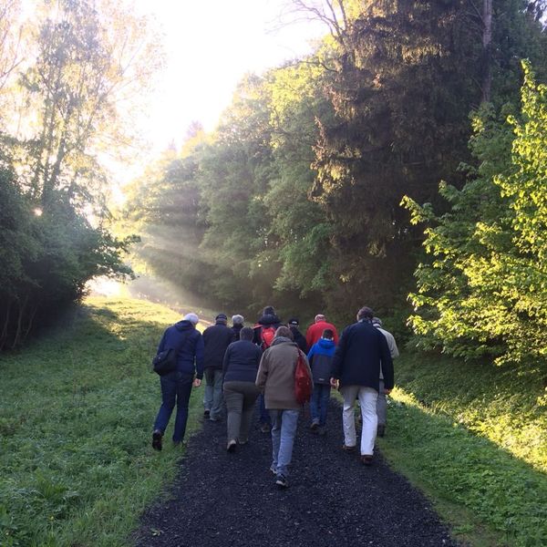 Teilnehmer der Vogelstimmenwanderung 2018