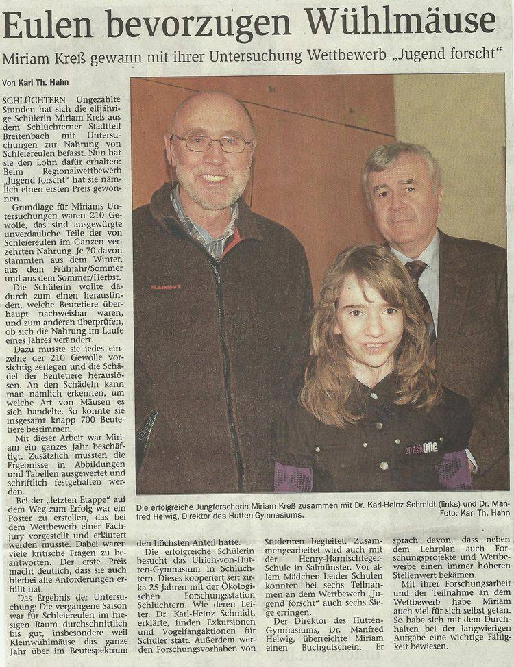Presseartikel vom 25.02.2009