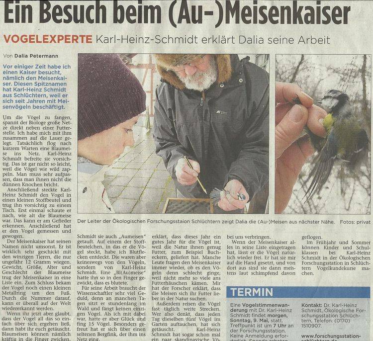 Presseartikel vom 08.05.2010