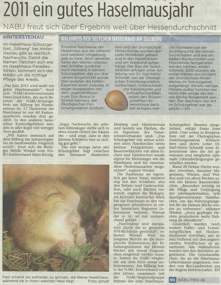 Presseartikel vom 09.11.2011