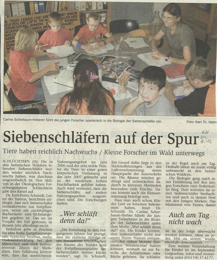 Presseartikel vom 24.08.2012