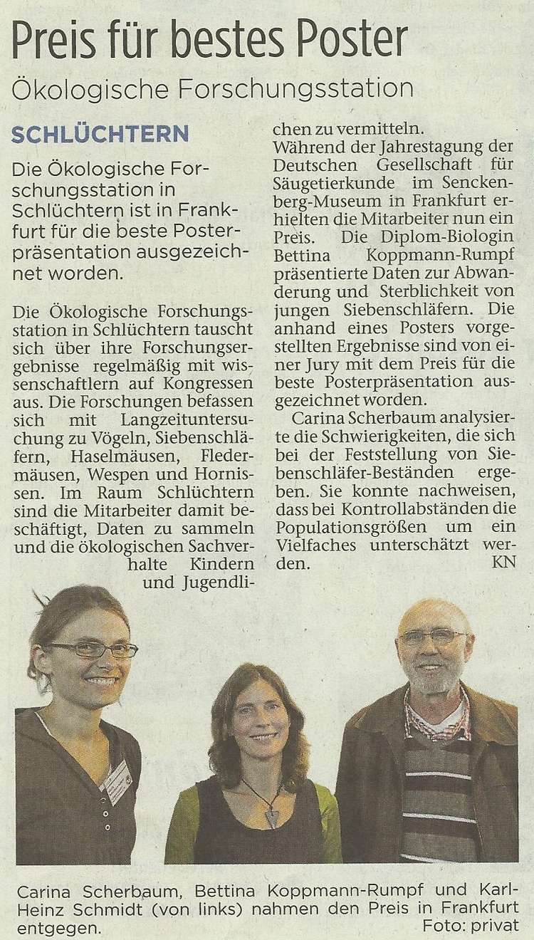Presseartikel von September 2012