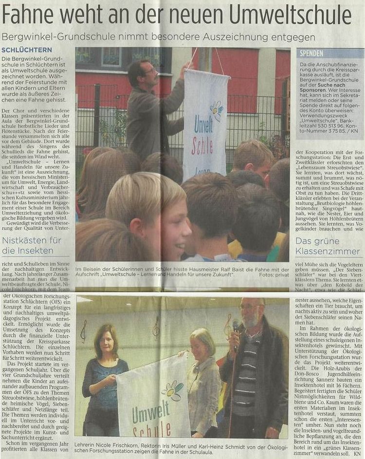 Presseartikel vom 1.11.2013