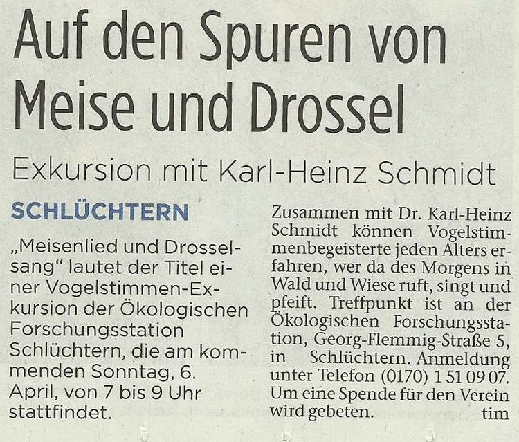 Presseartikel vom 01.04.2014