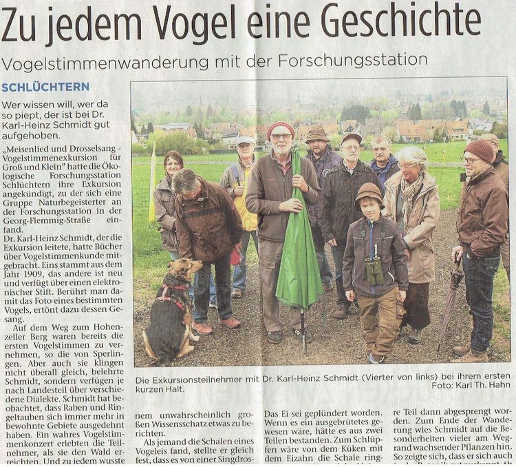 Bericht zum 05.05.2015